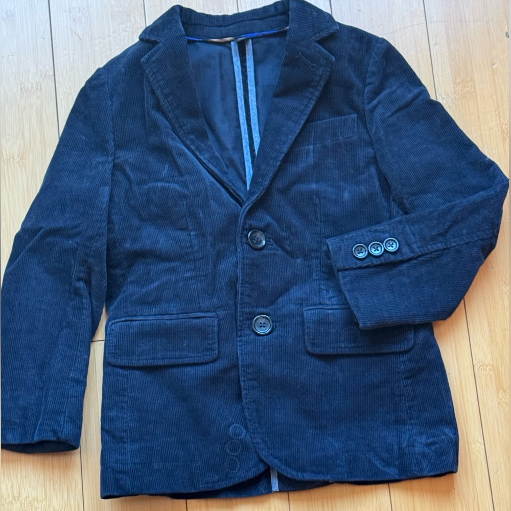 NEW! Crewcuts Navy Ludlow Kids Corduroy Blazer Sz 6!
